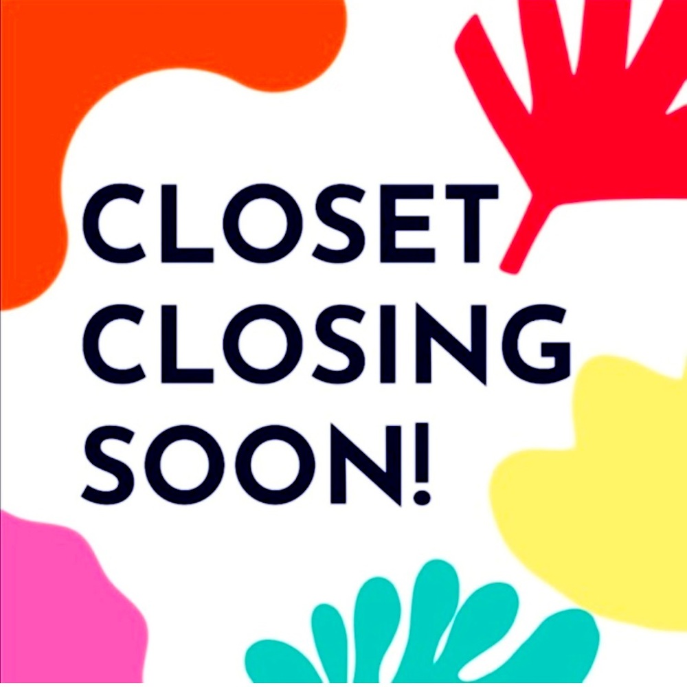 Temporary Closet Closing 12/7